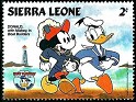 Sierra Leone 1984 Walt Disney 2 ¢ Multicolor Scott 658. Sierra Leona 1984 Scott 658 Disney. Uploaded by susofe